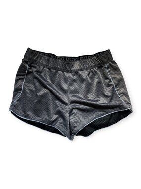 DoYouEven Reversible Mesh Athletic Shorts Black/Gray Jersey Gym Women's Small